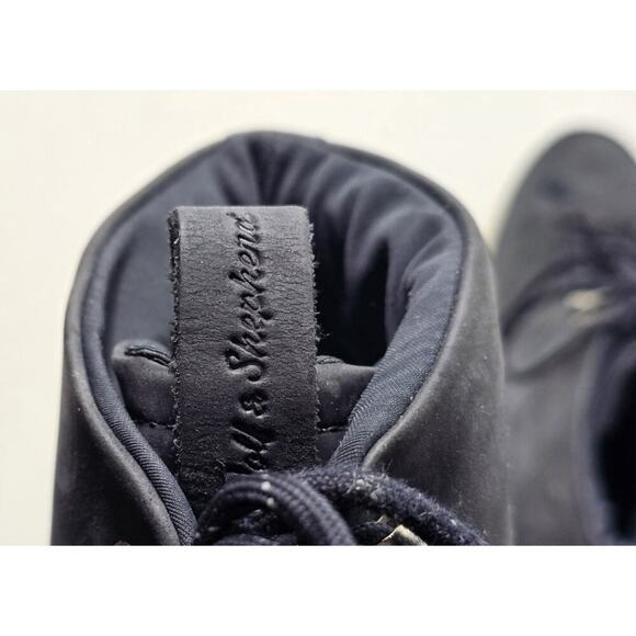 Wolf and Shepherd Crossover Hiker Winterized Boot Mens 12 Navy Blue Leather - Picture 8 of 13